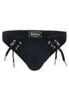Santorini Black Swim Thong