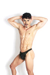 Santorini Black Swim Thong