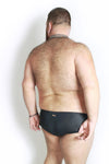 Santorini Black Swim Brief
