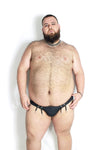 Santorini Black Swim Brief