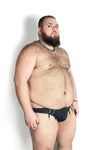 Santorini Black Swim Brief