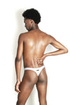 Santorini White Swim Thong