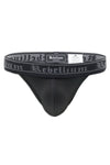 Essentials Black Thong