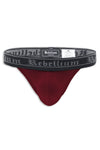 Essentials Burgundy Thong