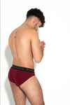 Essentials Burgundy Brief