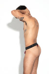 Essentials Burgundy Thong