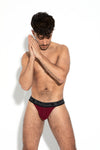 Essentials Burgundy Jockstrap