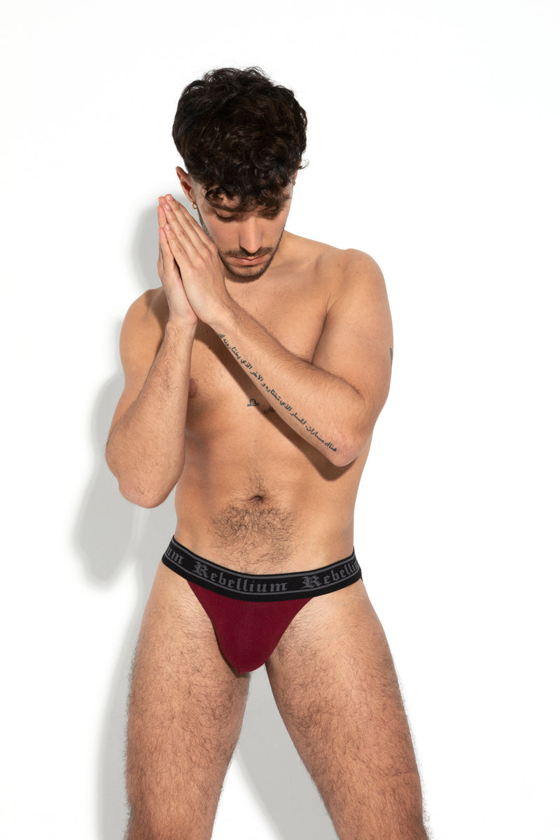 Essentials Burgundy Jockstrap – Rebellium Underwear