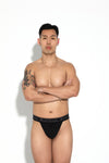 Essentials Black Thong