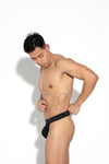 Essentials Black Thong