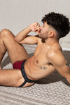 Essentials Burgundy Jockstrap