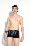 Mesh panelled printed Trunk
