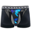 Mesh panelled printed Trunk